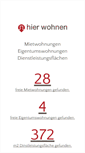 Mobile Screenshot of hierwohnen.ch